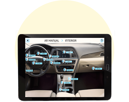 Hyundai AR augmented reality application